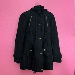 DKNY Hooded Padded Coat